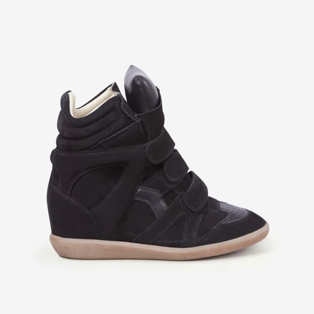 ISABEL MARANT BEKETT LEATHER SNEAKERS - NEW IN BOX